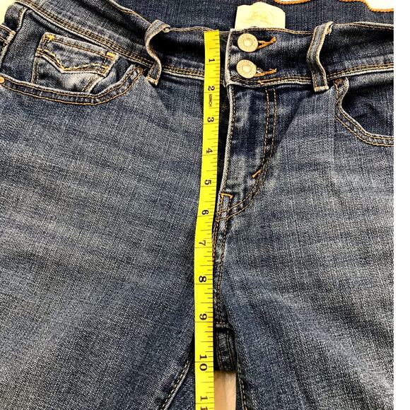 Levi's 515 Bermuda Shorts Women's Size 6 Midrise Cuffed Rolled Hem - Picture 9 of 10